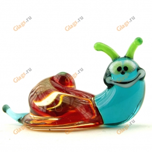 Игрушка из стекла Улитка