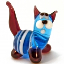 Фигурка из цветного стекла Котенок