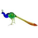 Птица павлин из стекла