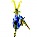 Козерог из цветного стекла - Вид 2